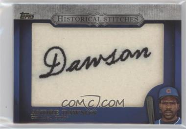 2012 Topps - Manufactured Historical Stitches #HS-AD - Andre Dawson