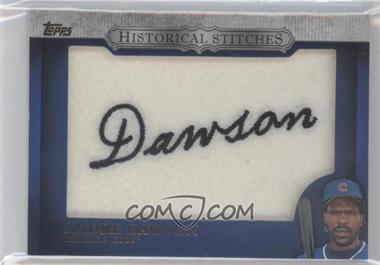 2012 Topps - Manufactured Historical Stitches #HS-AD - Andre Dawson