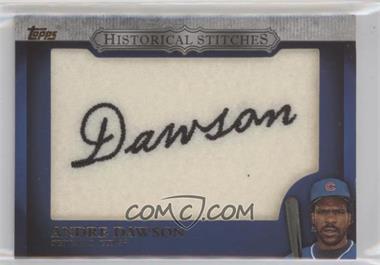 2012 Topps - Manufactured Historical Stitches #HS-AD - Andre Dawson