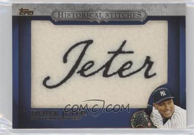 2012 Topps - Manufactured Historical Stitches #HS-DJ - Derek Jeter