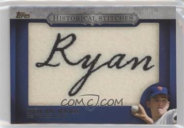 2012 Topps - Manufactured Historical Stitches #HS-NR.2 - Nolan Ryan (Mets)