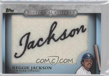 2012 Topps - Manufactured Historical Stitches #HS-RJ - Reggie Jackson