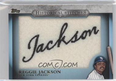 2012 Topps - Manufactured Historical Stitches #HS-RJ - Reggie Jackson