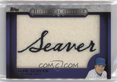 2012 Topps - Manufactured Historical Stitches #HS-TS - Tom Seaver [EX to NM]