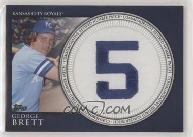 2012 Topps - Manufactured Retired Number Patch #RN-GB - George Brett