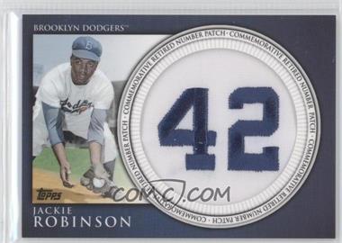 2012 Topps - Manufactured Retired Number Patch #RN-JR - Jackie Robinson [Noted]