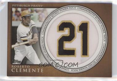 2012 Topps - Manufactured Retired Number Patch #RN-RC.1 - Roberto Clemente