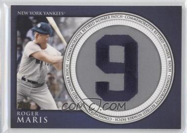 2012 Topps - Manufactured Retired Number Patch #RN-RM - Roger Maris