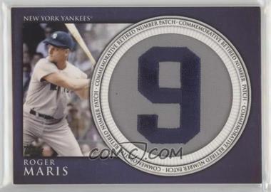 2012 Topps - Manufactured Retired Number Patch #RN-RM - Roger Maris [EX to NM]
