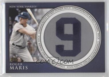2012 Topps - Manufactured Retired Number Patch #RN-RM - Roger Maris
