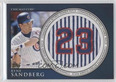 2012 Topps - Manufactured Retired Number Patch #RN-RS - Ryne Sandberg