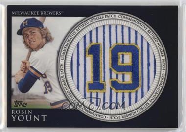 2012 Topps - Manufactured Retired Number Patch #RN-RY - Robin Yount