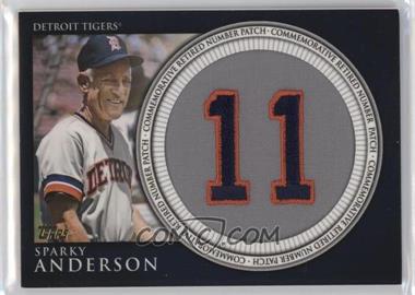 2012 Topps - Manufactured Retired Number Patch #RN-SA - Sparky Anderson
