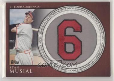 2012 Topps - Manufactured Retired Number Patch #RN-SM - Stan Musial [Noted]