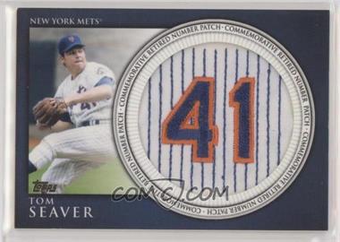 2012 Topps - Manufactured Retired Number Patch #RN-TS - Tom Seaver