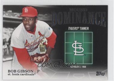 2012 Topps - Mound Dominance #MD-6 - Bob Gibson