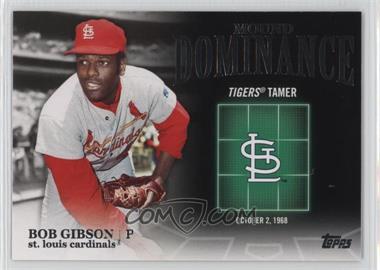 2012 Topps - Mound Dominance #MD-6 - Bob Gibson