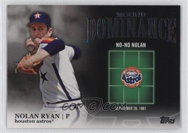 2012 Topps - Mound Dominance #MD-8 - Nolan Ryan