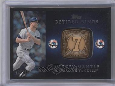 2012 Topps - Retired Rings #RR-MM - Mickey Mantle /736