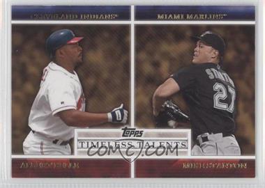 2012 Topps - Timeless Talents #TT-18 - Albert Belle, Giancarlo Stanton