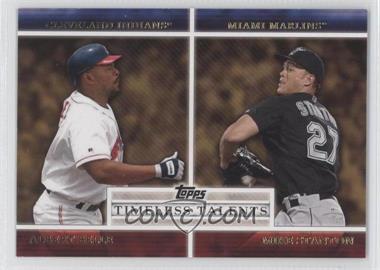 2012 Topps - Timeless Talents #TT-18 - Albert Belle, Giancarlo Stanton