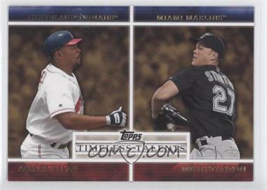 2012 Topps - Timeless Talents #TT-18 - Albert Belle, Giancarlo Stanton