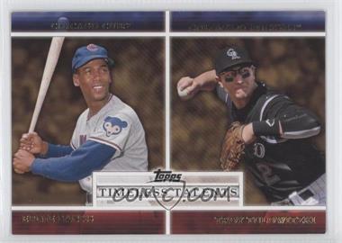 2012 Topps - Timeless Talents #TT-20 - Troy Tulowitzki, Ernie Banks