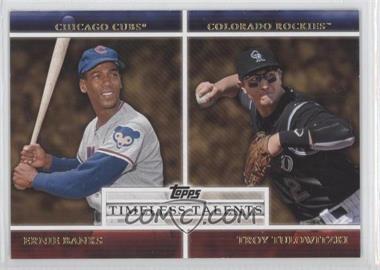 2012 Topps - Timeless Talents #TT-20 - Troy Tulowitzki, Ernie Banks