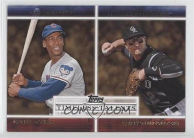 2012 Topps - Timeless Talents #TT-20 - Troy Tulowitzki, Ernie Banks