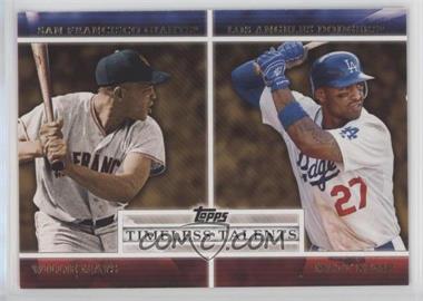 2012 Topps - Timeless Talents #TT-4 - Willie Mays, Matt Kemp