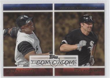 2012 Topps - Timeless Talents #TT-7 - Frank Thomas, Paul Konerko