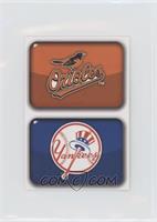Logos - Baltimore Orioles, New York Yankees