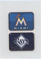 Logos - Miami Marlins, Tampa Bay Rays