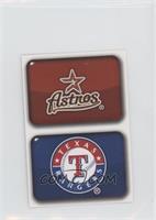 Logos - Houston Astros, Texas Rangers