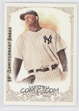 2012 Topps Allen & Ginter's - [Base] - 2015 Buyback 10th Anniversary Issue #223 - CC Sabathia