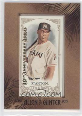 2012 Topps Allen & Ginter's - [Base] - 2015 Buyback Minis Allen & Ginter Back Framed 10th Anniversary Issue #82 - Giancarlo Stanton