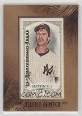 2012 Topps Allen & Ginter's - [Base] - 2015 Buyback Minis Framed 10th Anniversary Issue #170 - Don Mattingly