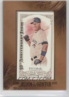 2012 Topps Allen & Ginter's - [Base] - 2015 Buyback Minis Framed 10th Anniversary Issue #214 - Yunel Escobar