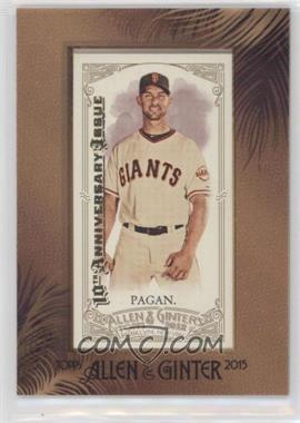 2012 Topps Allen & Ginter's - [Base] - 2015 Buyback Minis Framed 10th Anniversary Issue #268 - Angel Pagan