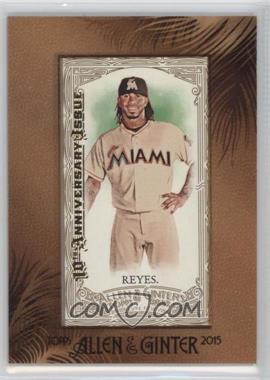 2012 Topps Allen & Ginter's - [Base] - 2015 Buyback Minis Gold Border Framed 10th Anniversary Issue #142 - Jose Reyes