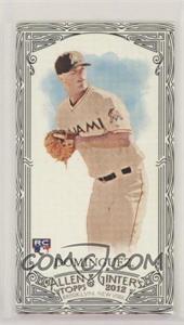 2012 Topps Allen & Ginter's - [Base] - Minis Black Border #344 - Matt Dominguez