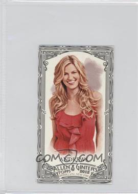 2012 Topps Allen & Ginter's - [Base] - Minis Black Border #75 - Erin Andrews