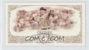 2012 Topps Allen & Ginter's - [Base] - Minis Red Allen & Ginter Baseball Back #343 - Zack Greinke /25