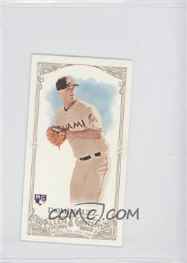 2012 Topps Allen & Ginter's - [Base] - Minis Red Allen & Ginter Baseball Back #344 - Matt Dominguez /25