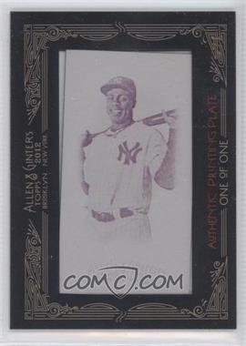 2012 Topps Allen & Ginter's - [Base] - Printing Plate Mini Magenta Framed #392 - Rip Card High Numbers - Curtis Granderson /1