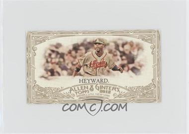 2012 Topps Allen & Ginter's - [Base] - Retail Minis Gold Border #317 - Jason Heyward