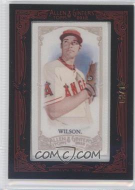 2012 Topps Allen & Ginter's - [Base] - Silk Mini Framed #107 - C.J. Wilson /10