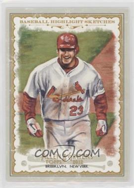 2012 Topps Allen & Ginter's - Baseball Highlight Sketches #BH-16 - David Freese