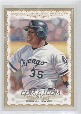 2012 Topps Allen & Ginter's - Baseball Highlight Sketches #BH-6 - Frank Thomas