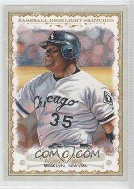 2012 Topps Allen & Ginter's - Baseball Highlight Sketches #BH-6 - Frank Thomas